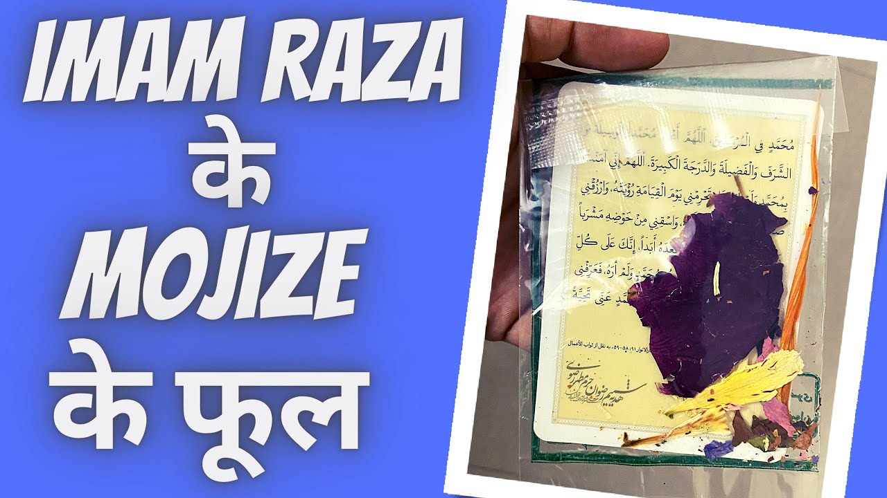IMAM RAZA KA MOJIZA | MOJIZA K PHOOL |SHIFA KA PHOOL | शिफ़ा का फूल |इमाम रज़ा | ZIYARATO KA SAFAR