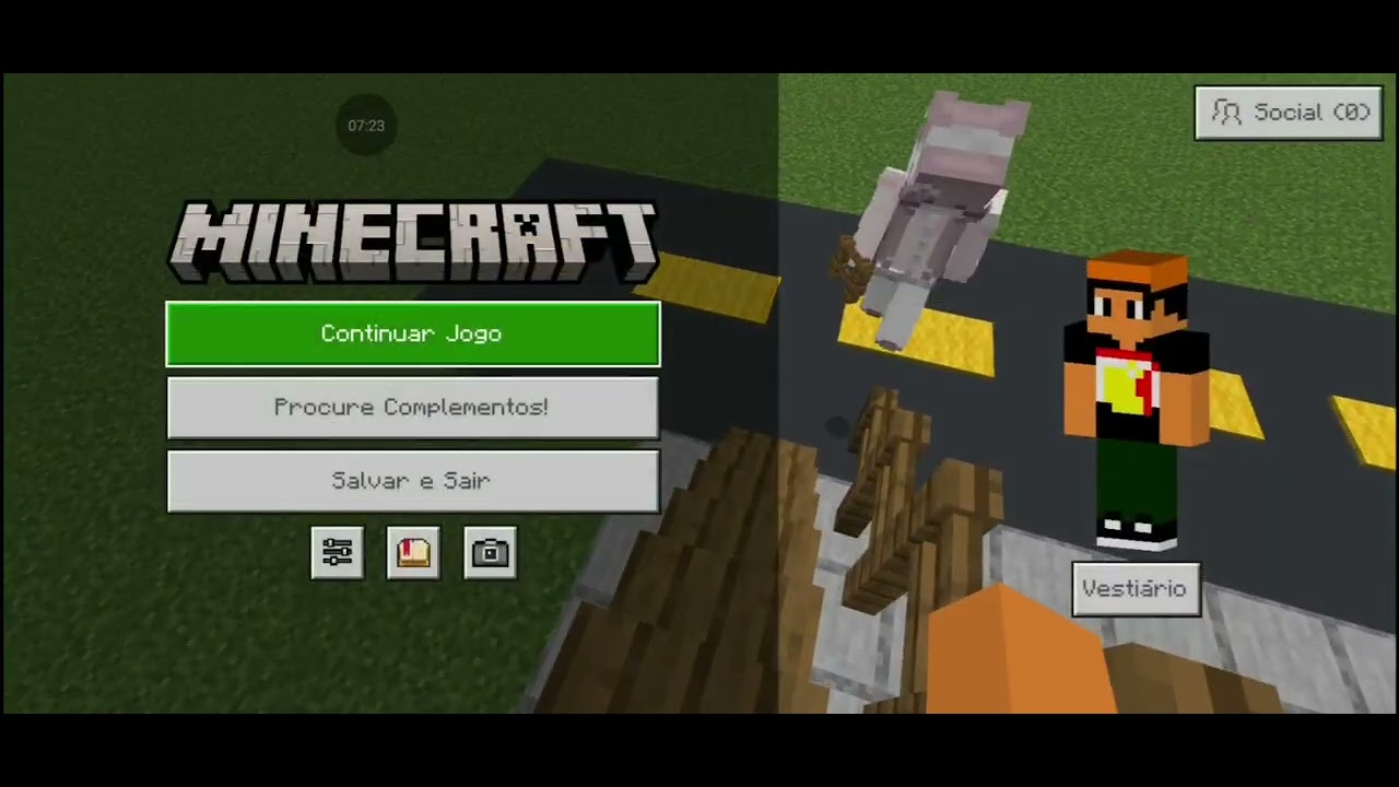 Construindo um parque aquático no Minecraft 