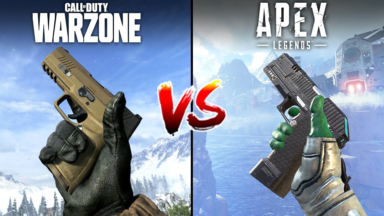 Call of Duty: Warzone Vs Apex Legends | Weapons Comparison