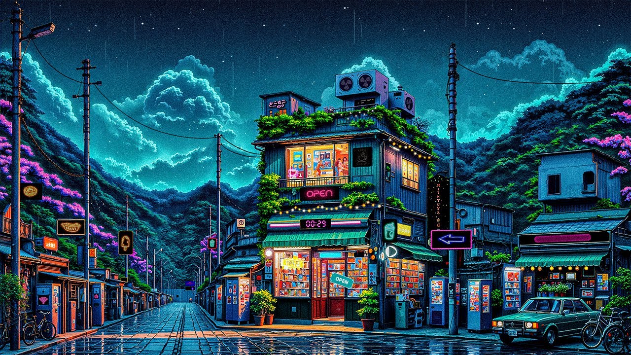 Best of lofi hip hop 🌃 Japan Chill Town & Lofi Beats to Study, Sleep & Unwind