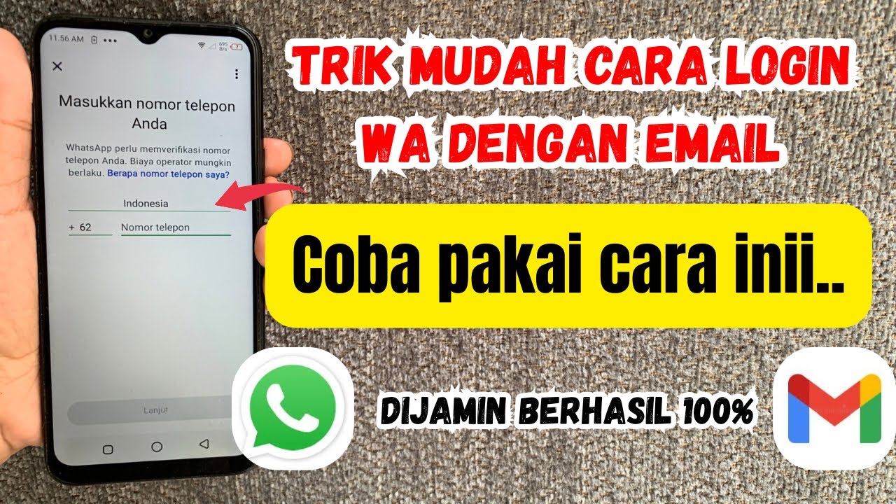 Cara Login WA Dengan Email