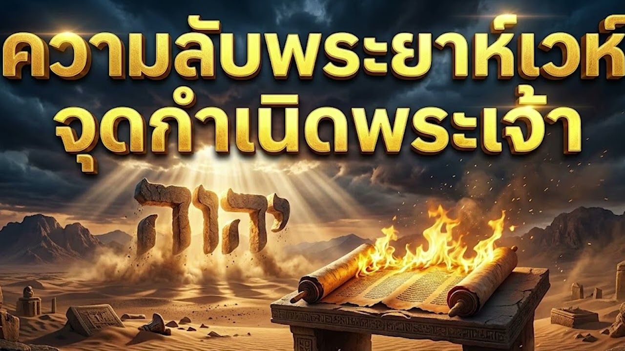 ก่อนมีไบเบิล? พระเจ้ามาจากไหน! รากศัพท์ฮีบรูและอาหรับโบราณที่เผยตัวตนที่แท้จริงของพระองค์