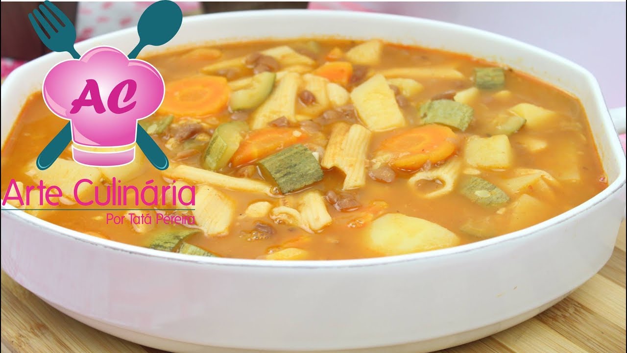 SOPA DE LEGUMES, RÁPIDA E FÁCIL DE PREPARAR