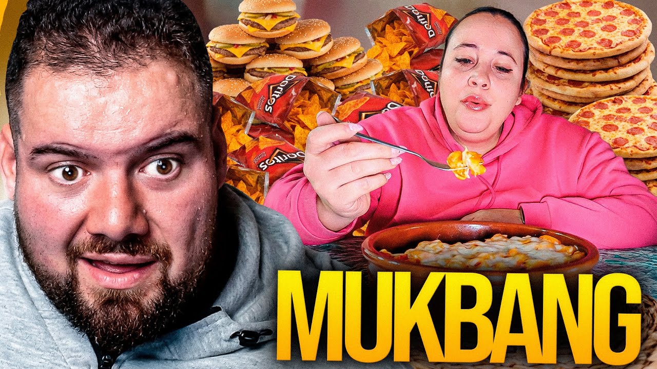 LA DIETA DE RECORTE SE COME 2KG DE MACARRONES AHORA ES MUKBANG 