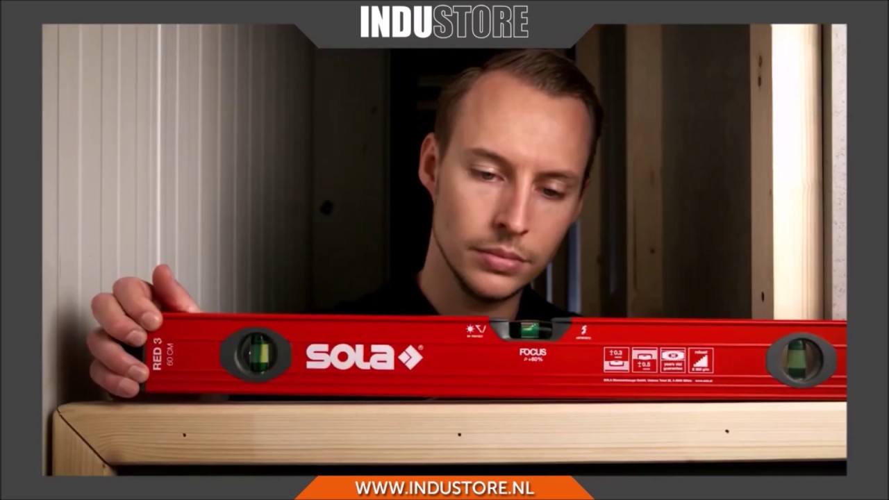 Industore: SOLA Waterpas | Kwaliteit waterpassen met de hoogste meetnauwkeurigheid.