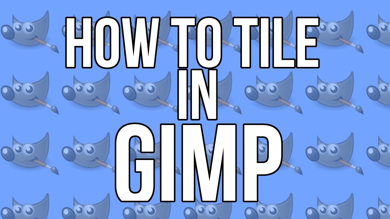Как повторить или разместить изображение/узор в мозаике в GIMP