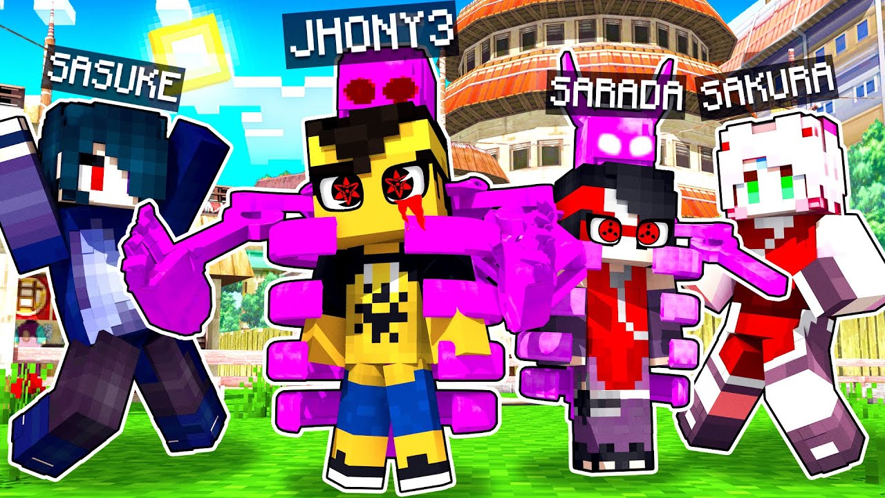 A FAMILIA DO SASUKE E DA SAKURA NO MINECRAFT!