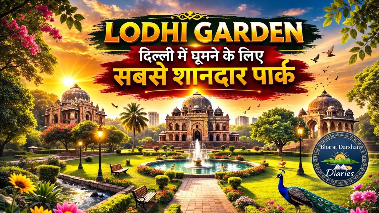 Lodhi Garden Delhi | Lodhi garden Delhi blog | Most popular tourist place | Bharat Darshan Diaries 