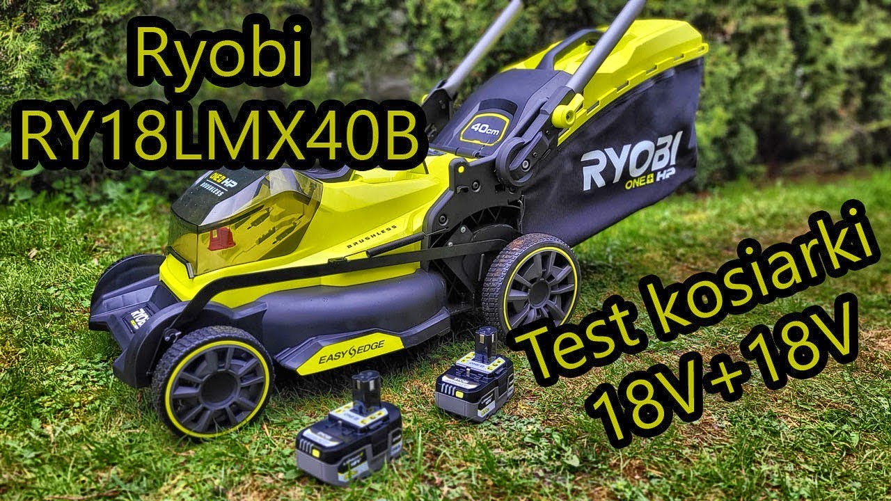 Ryobi HP RY18LMX40B TEST Kosiarki 18V