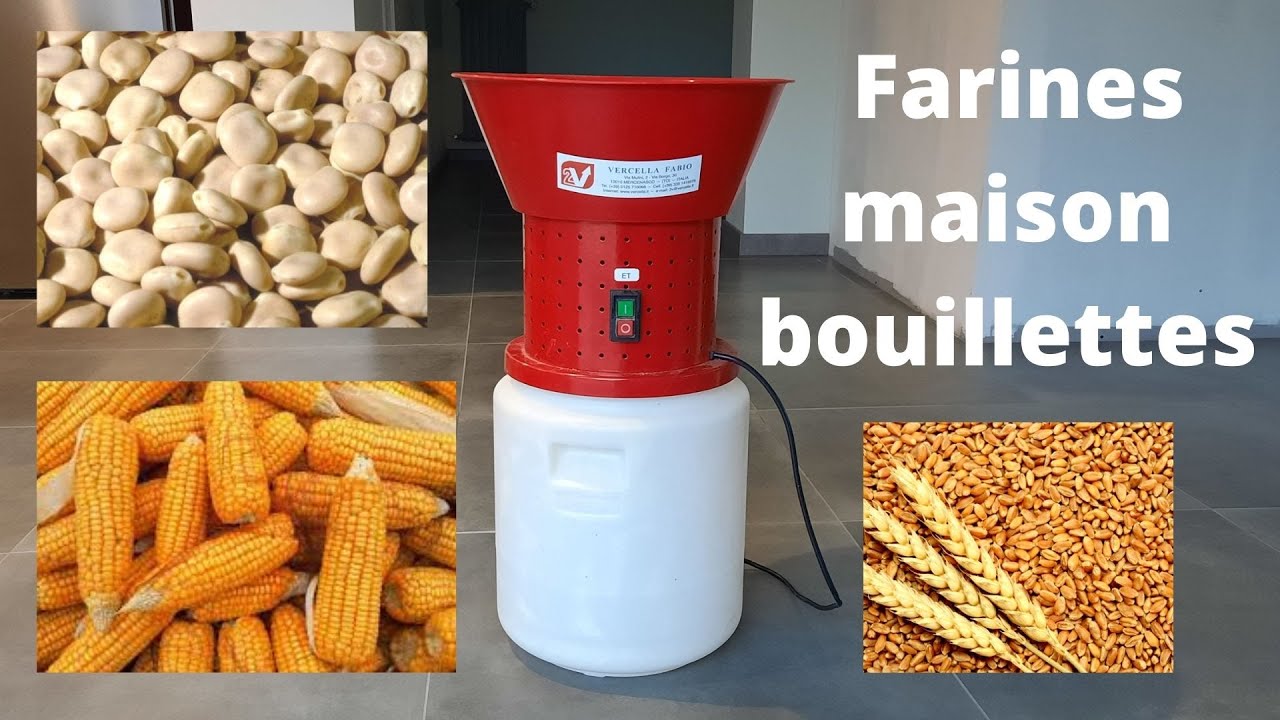 Fabrication de farines fraiches pour vos bouillettes maison ou vos amorces
