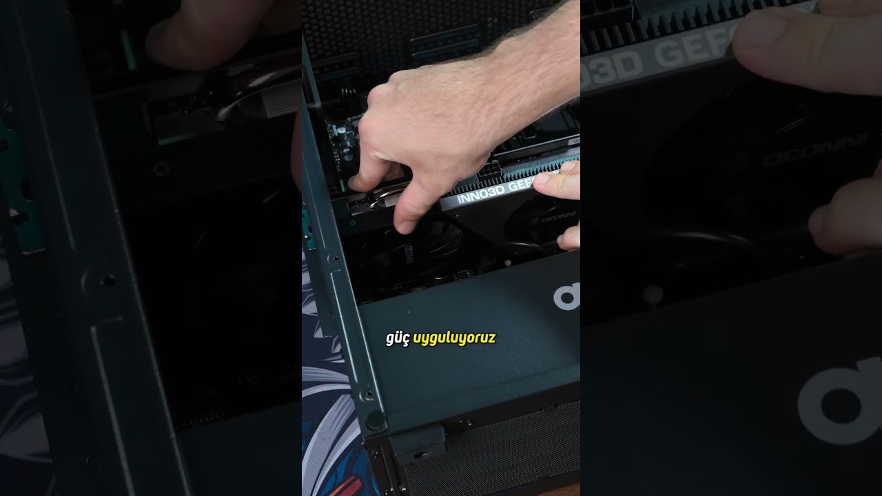 Ekran kartı nasıl takılır?