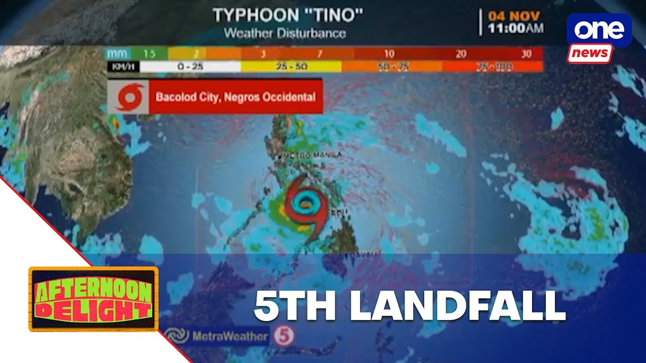 Typhoon Tino makes another landfall in Iloilo City | Afternoon Delight