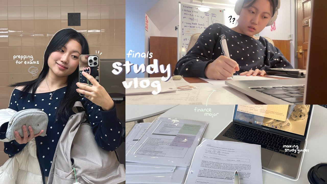 48 HOUR study vlog 📓✐˖⋆ realistic studying for finals, review session, study guides, exam motivation