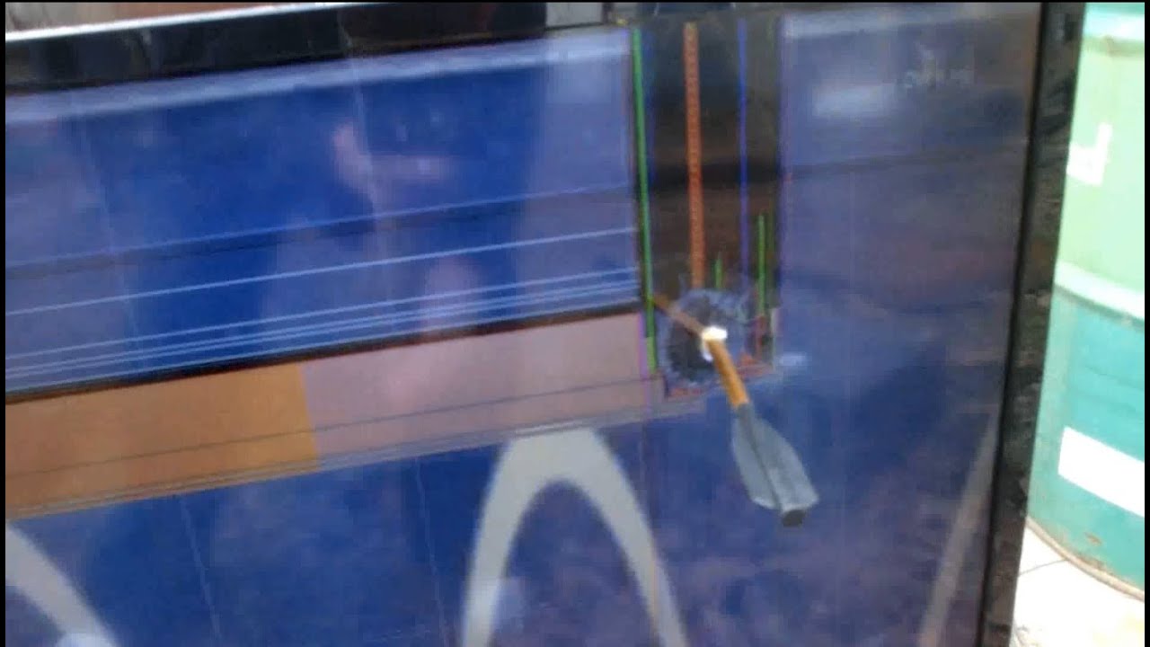 LCD TV vs Crossbow Bolt : Vizio 50
