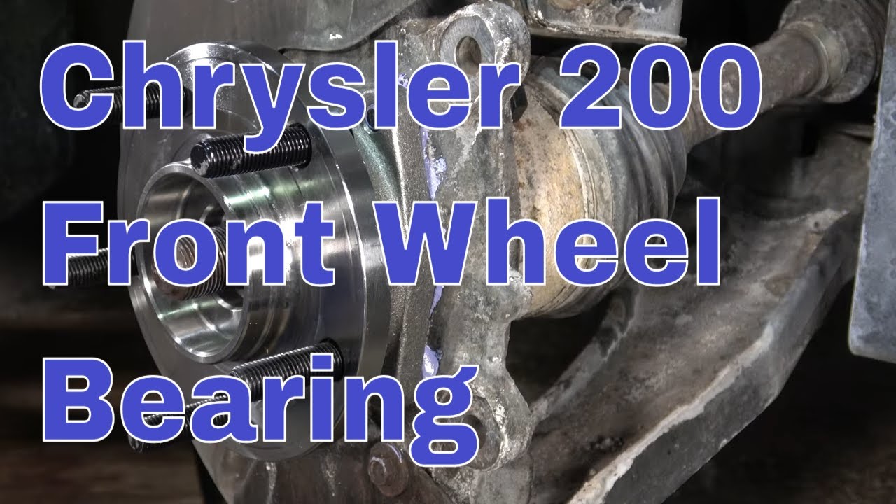 Замена ступицы/подшипника переднего пассажирского колеса Chrysler 200