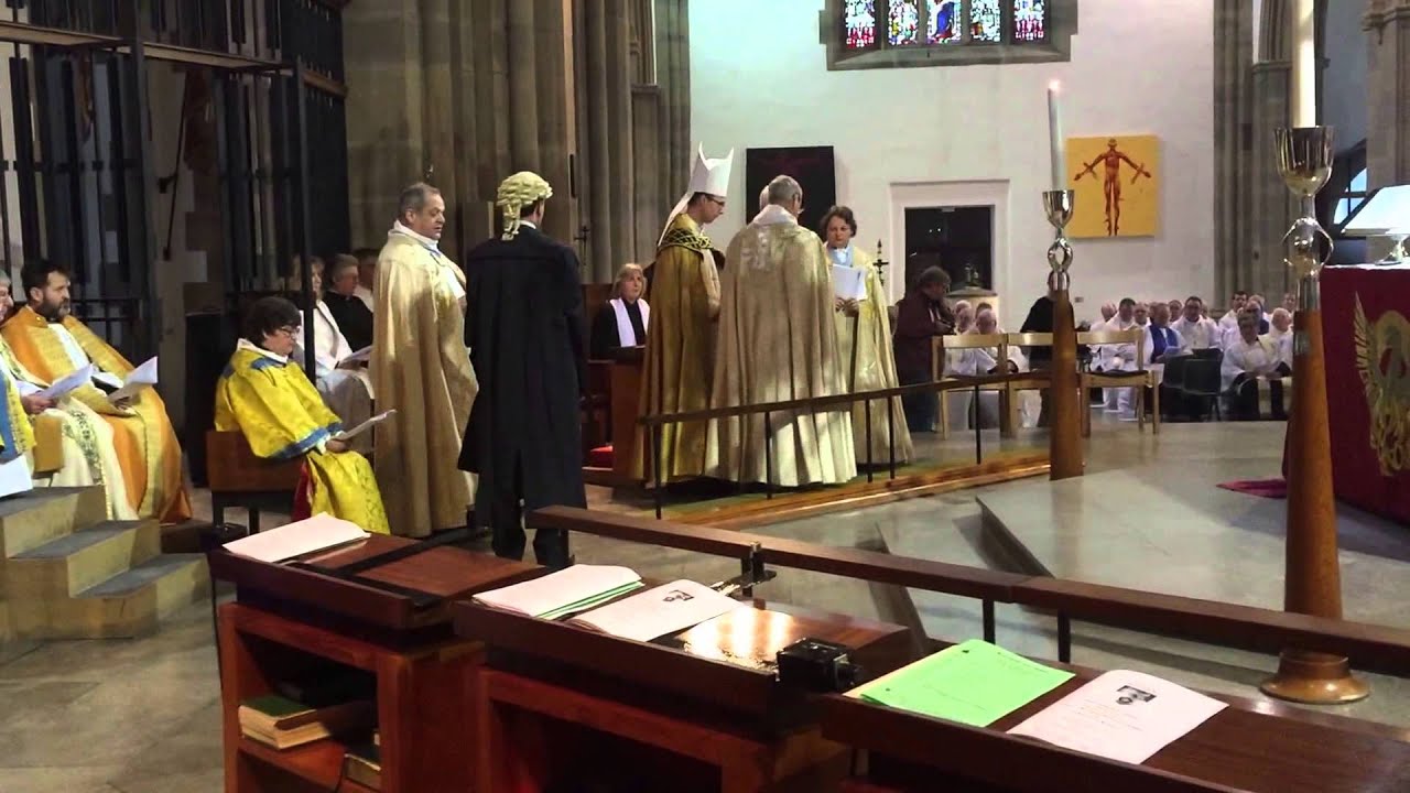 Bishop Philip North, Installation at Blackburn Cathedral; The Installation