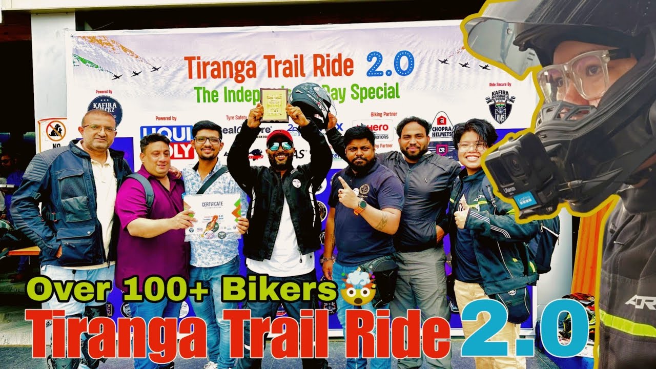 Tiranga Trail Ride 2.0 || Over 100+ Bikers || Murthal Hawai Adda 