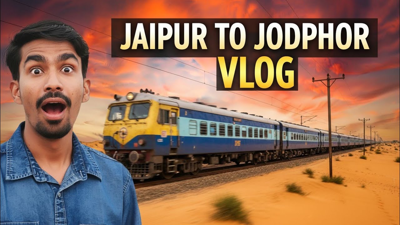 “Jaipur Se Jodhpur Train Journey 🚆 | Rajasthan Ka Sabse Real Safar 😍” #travelvlog #day4vlog 