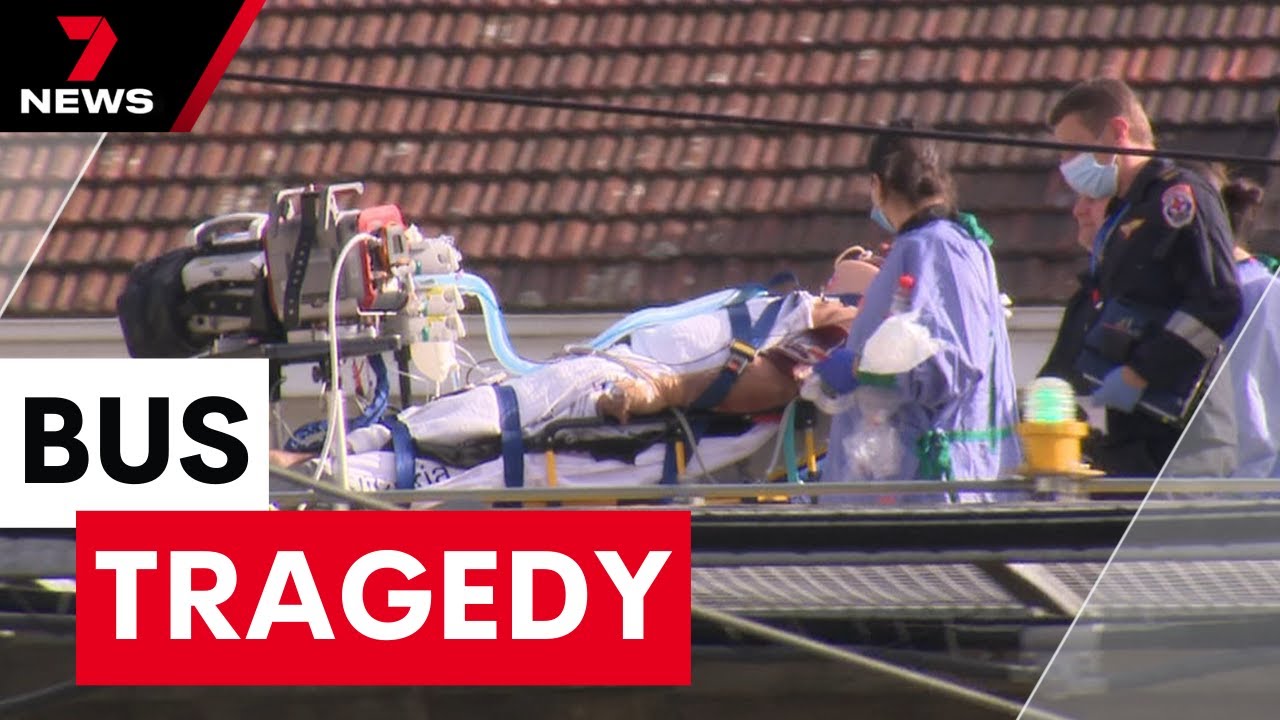 Two dead, nine injured in minibus crash | 7 News Australia