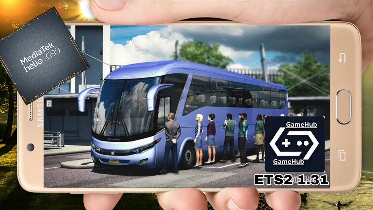 Euro truck simulator 2  no android na GPU Mali pelo gamehud com mod mapa br 