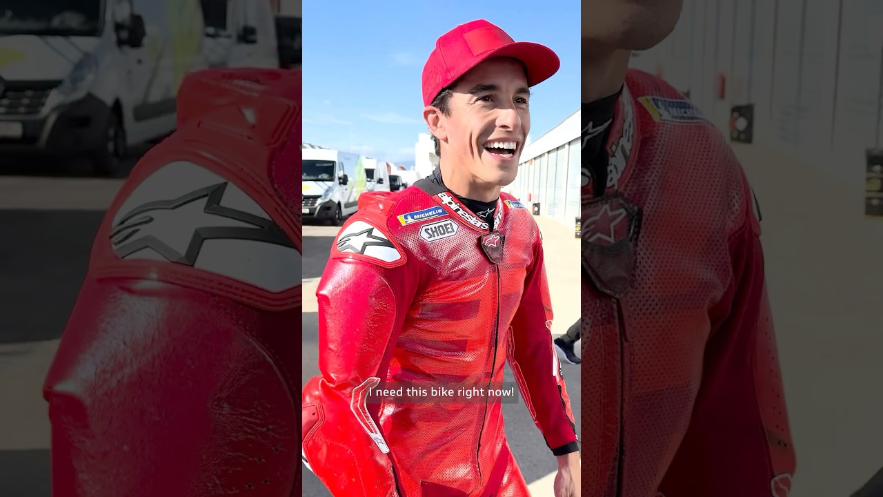 &ldquo;I need this bike right now!&rdquo; - Hop on board the new #Ducati #PanigaleV2 with @marcmarquez93