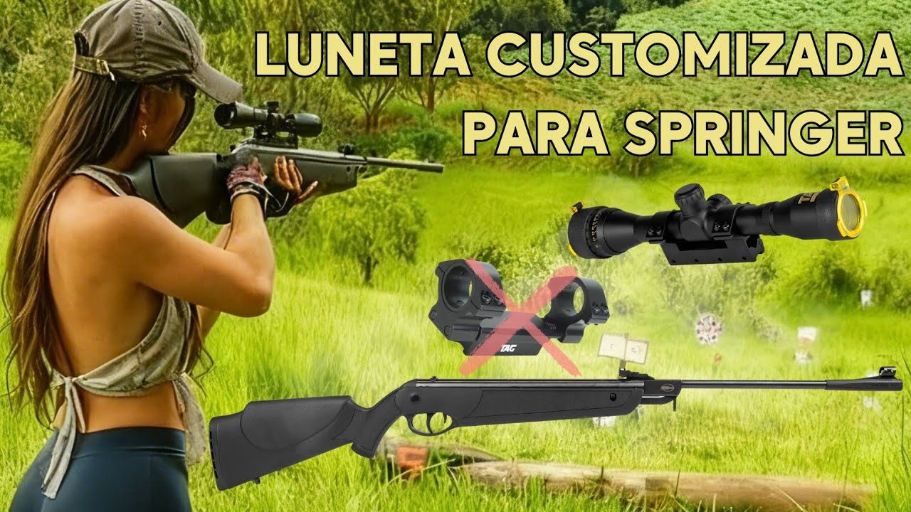 Luneta em Springer sem mount de absorção, pode?