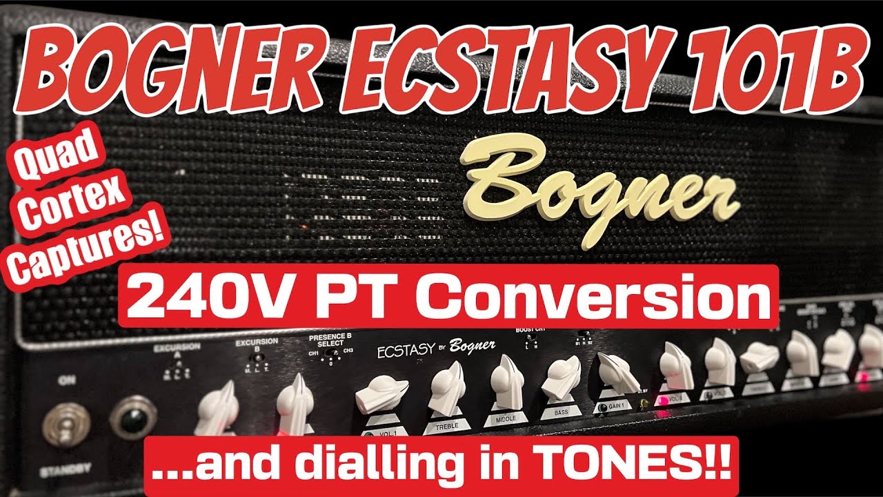 Bogner Ecstasy 101B - 240 В PT Преобразование и набор номера в ТОНЫ!!