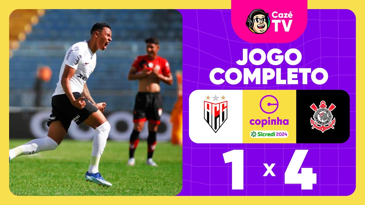 JOGO COMPLETO: CORINTHIANS X ATLÉTICO GOIANIENSE | TERCEIRA FASE | COPINHA 2024