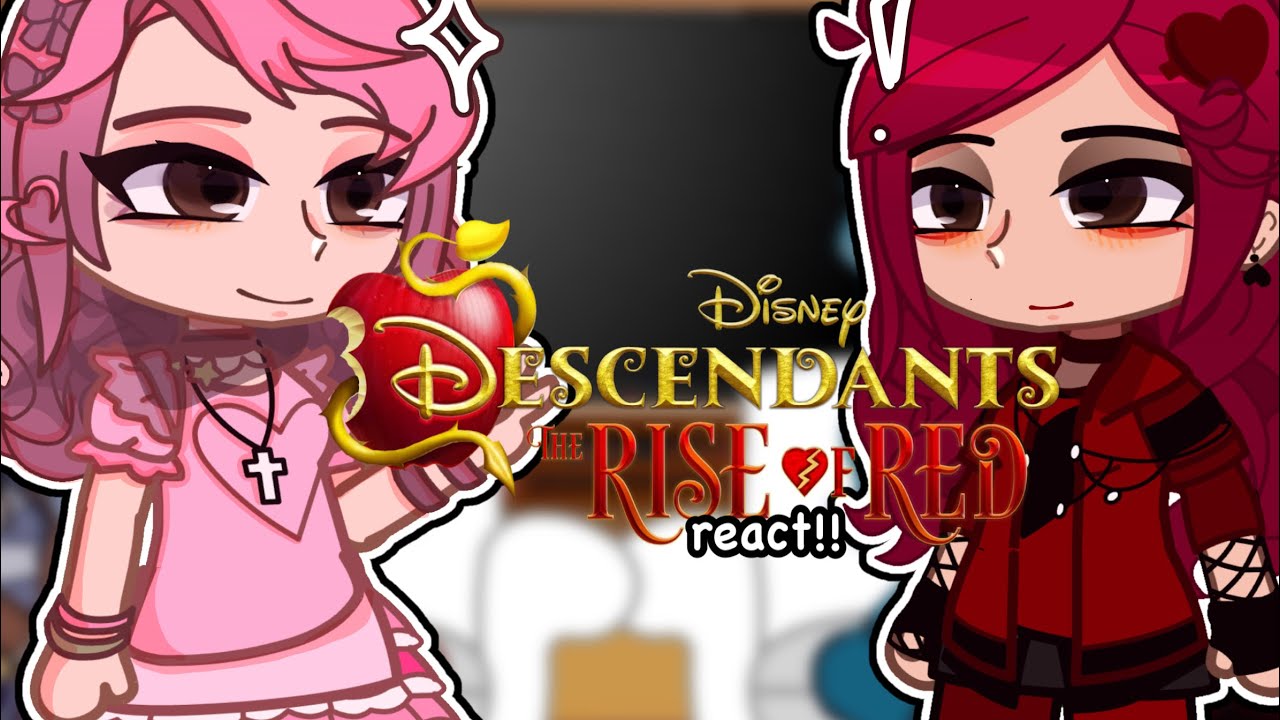Descendants Rise of red reacts // 1/2 / gcrv - gacha reacts //