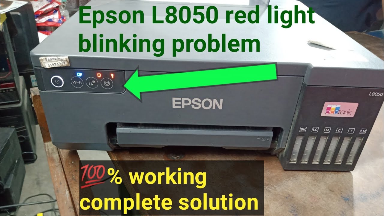 epson l8050 мигает красным светом epson l8050 мигают все индикаторы ошибка решение