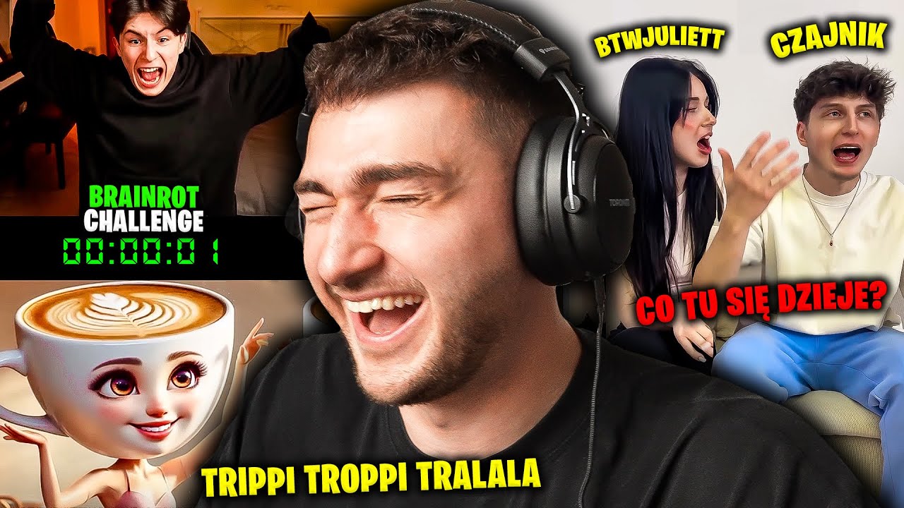 😨(CZVJNIK & BTWJULIETT, BRAINROT CHALLENGE, 💥IG REELS i YT SHORTS💥) - ZAGUBIONY W INTERNECIE #234