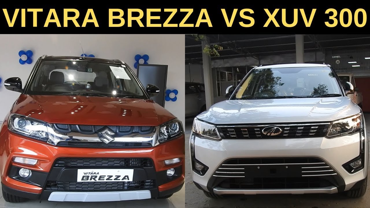 Mahindra XUV300 vs Maruti Vitara Brezza Comparison 2019