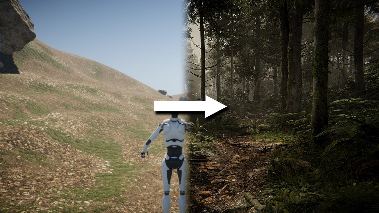 Mossy Cedrus Forest - UNITY HDRP -Speed level design