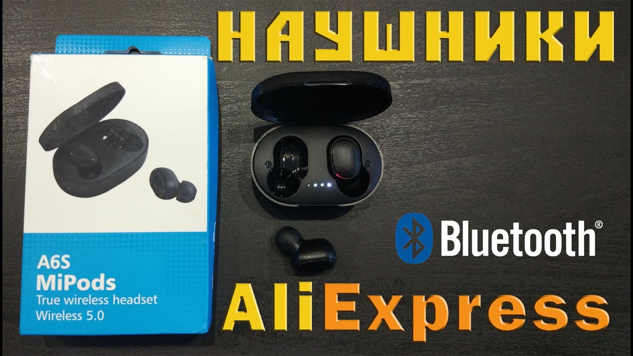 A6s MiPods наушники с алиэкспресс обзор