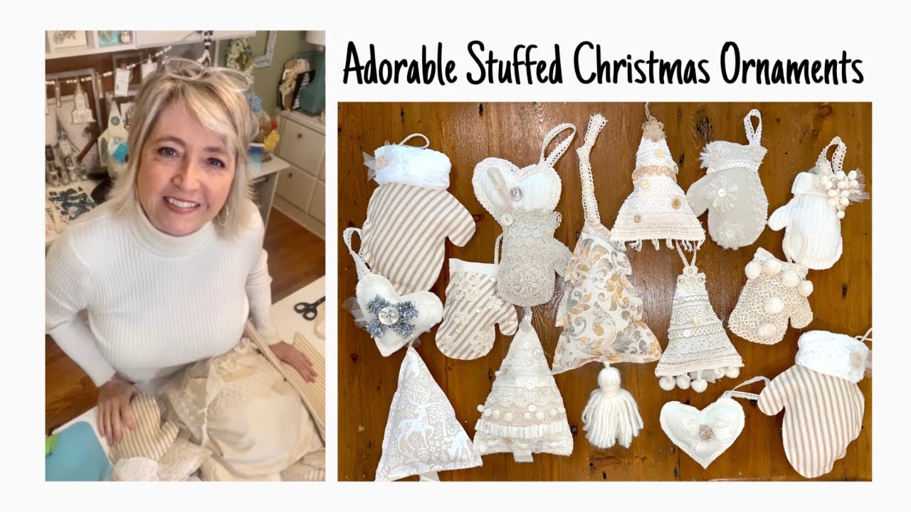 Tons of Ideas for Adorable Stuffed Christmas Tree Ornaments