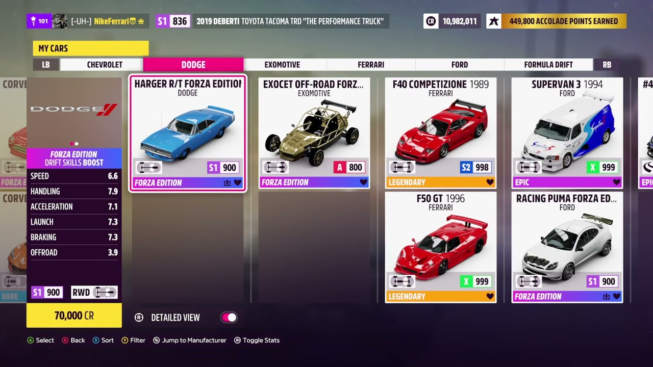 Forza Horizon 5 - All Forza Edition Cars - 08/11/21