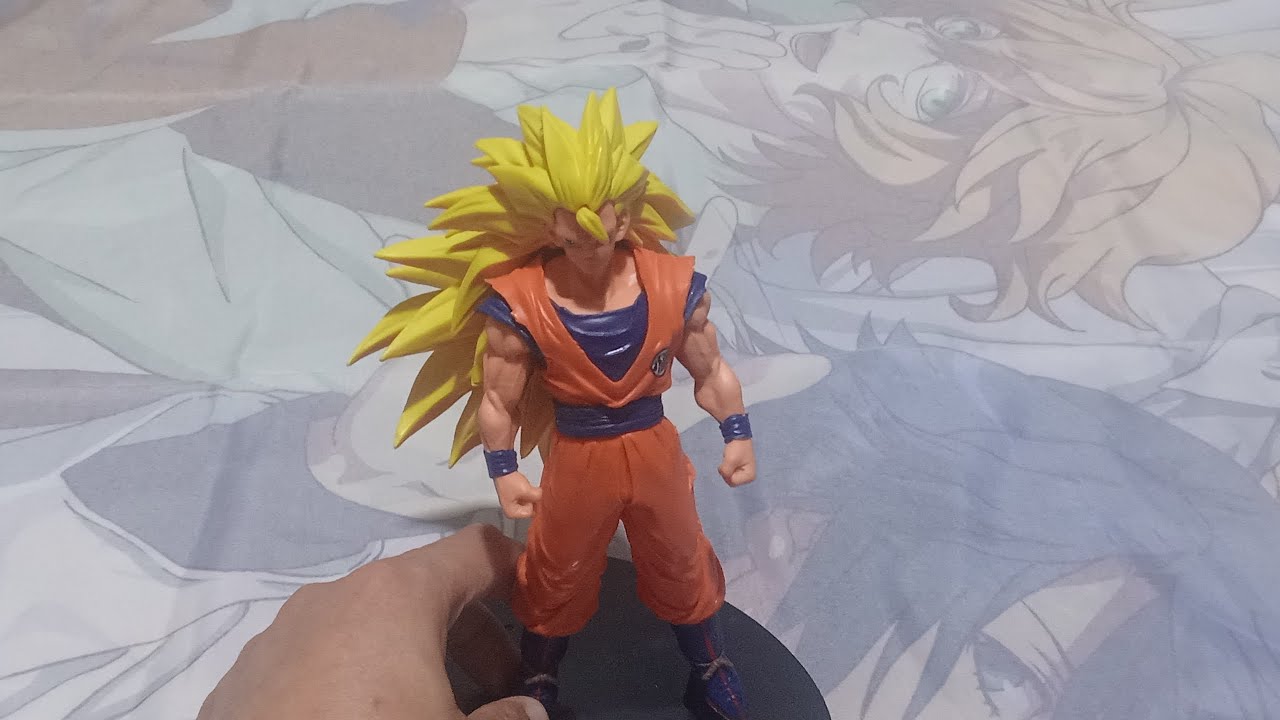 Dragonball super Saiyan 3 action figure 