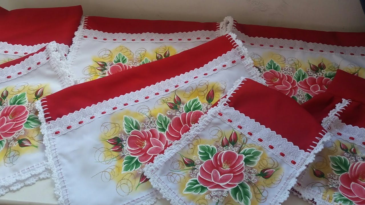 Jogo de cozinha pintado a mão #jogodecozinha #kitdecozinha