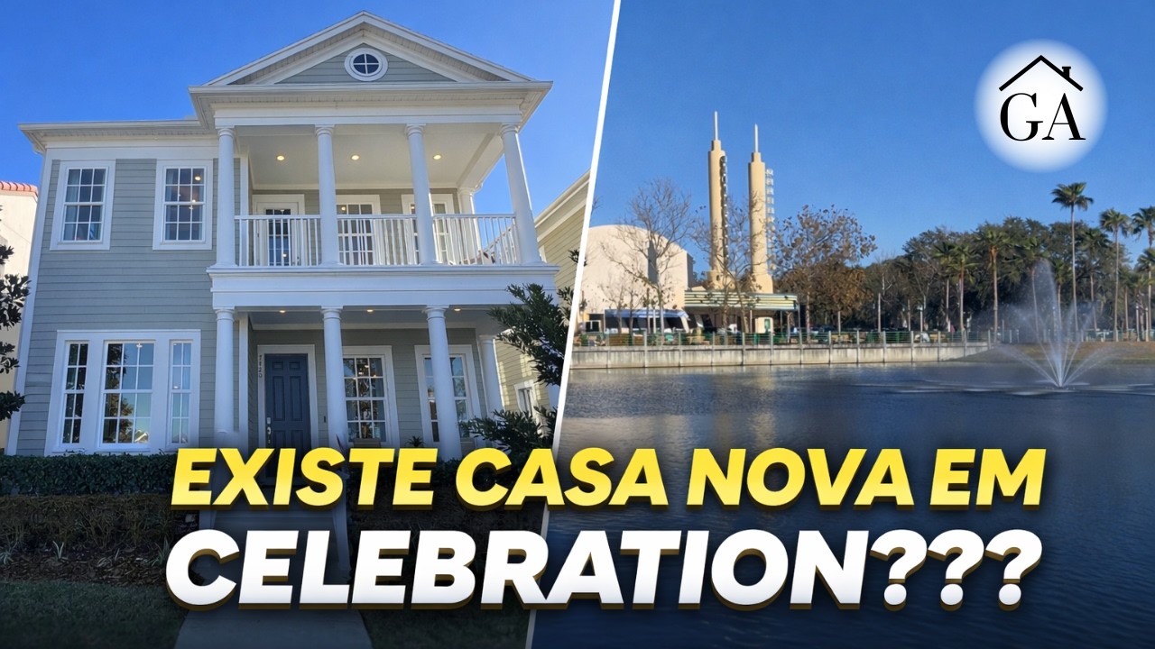 QUANTO CUSTA CASA EM CELEBRATION?? AINDA TEM CASA NOVA? PERTO DE ORLANDO E DOS PARQUES DA DISNEY!