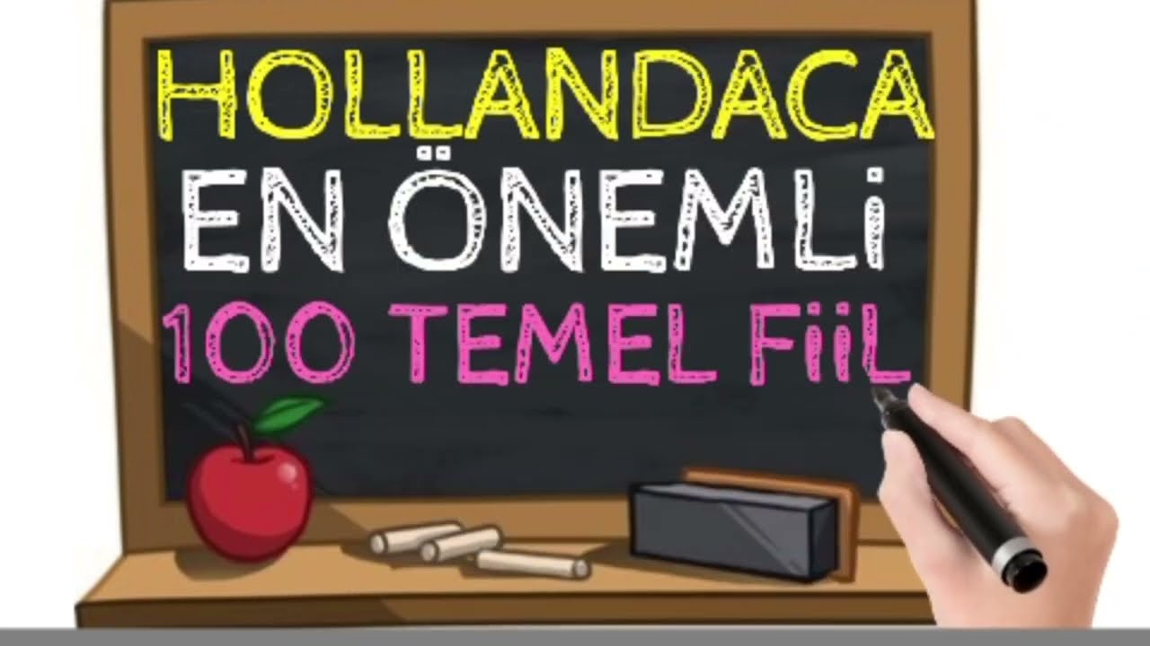 HOLLANDACA ÖĞRENMEK KOLAY MI? | Hollandaca 100 Temel FiiL,10 dakikada Flemenkçe Öğren