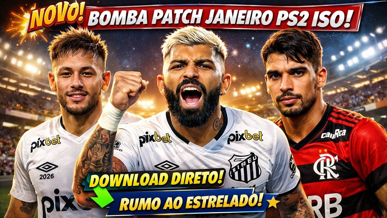 NOVO! BOMBA PATCH JANEIRO 2026 PS2 ISO 🔥 DOWNLOAD DIRETO | AETHERSX2, PCSX2 & OPL