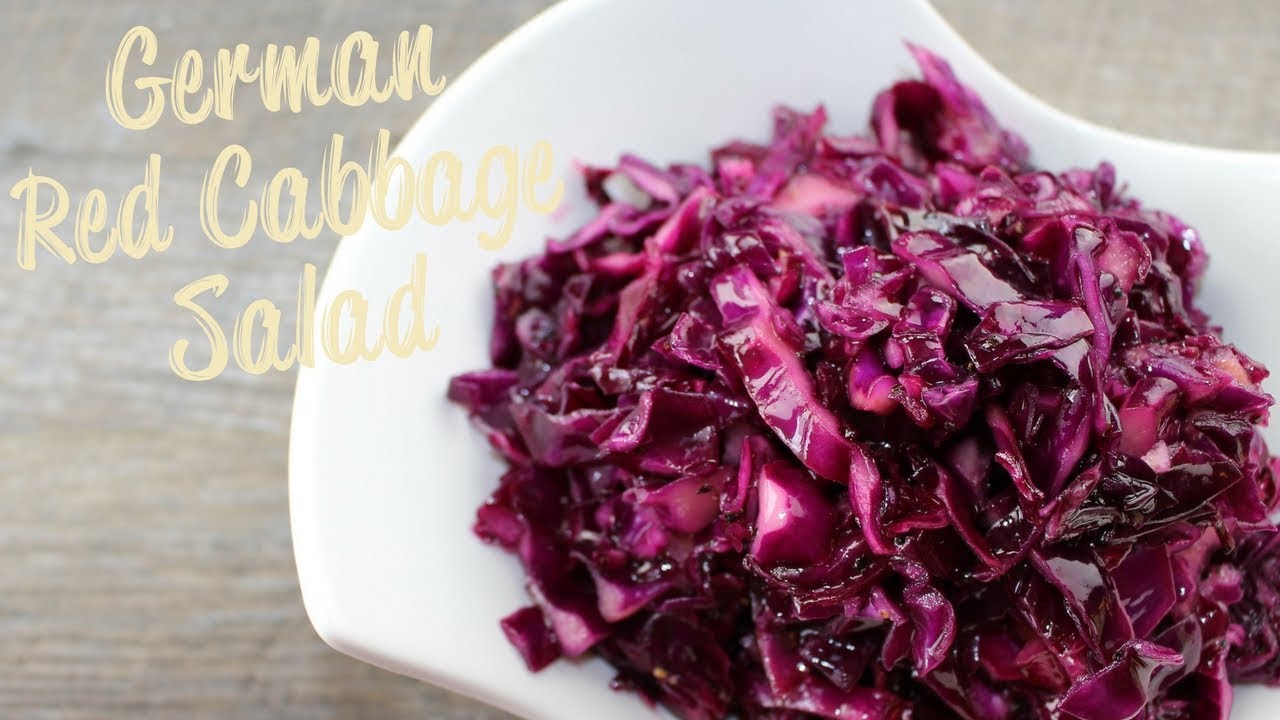 German Red Cabbage Salad
