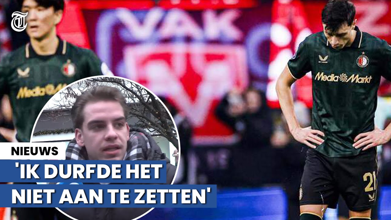 Bedroefde Feyenoord-fans na wedstrijd tegen Ajax: 'Met tranen in ogen zitten kijken'