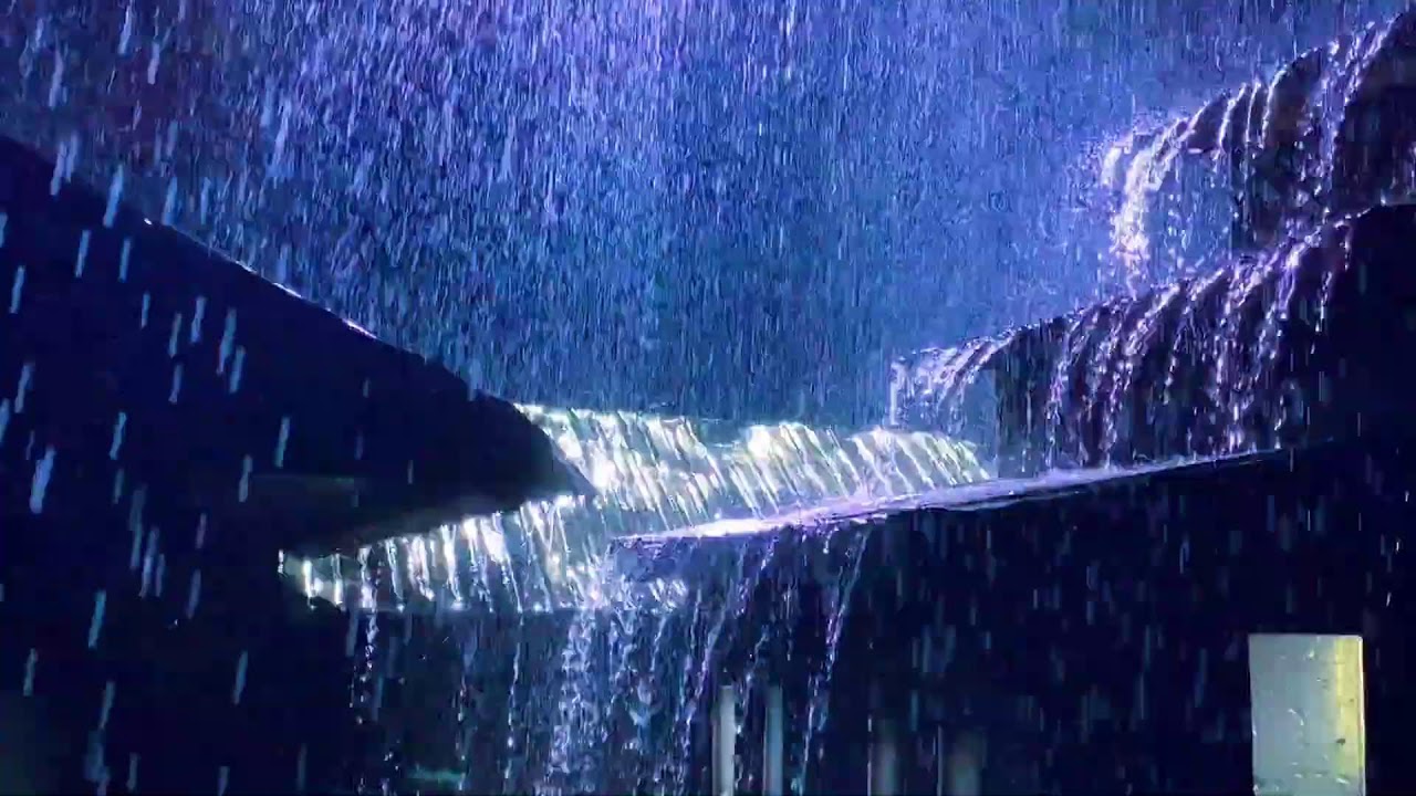 ⚡🌧️ HEAVY RAIN & THUNDER on a Metal Roof 😴 Fall Asleep Instantly