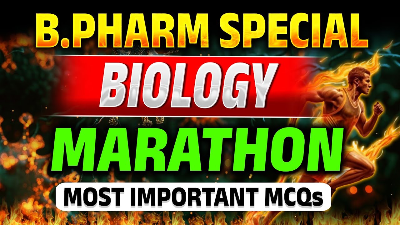 Biology | WPA144 | B.Pharm Special Marathon class | Important MCQs | OJEE | NEET | OUAT 
