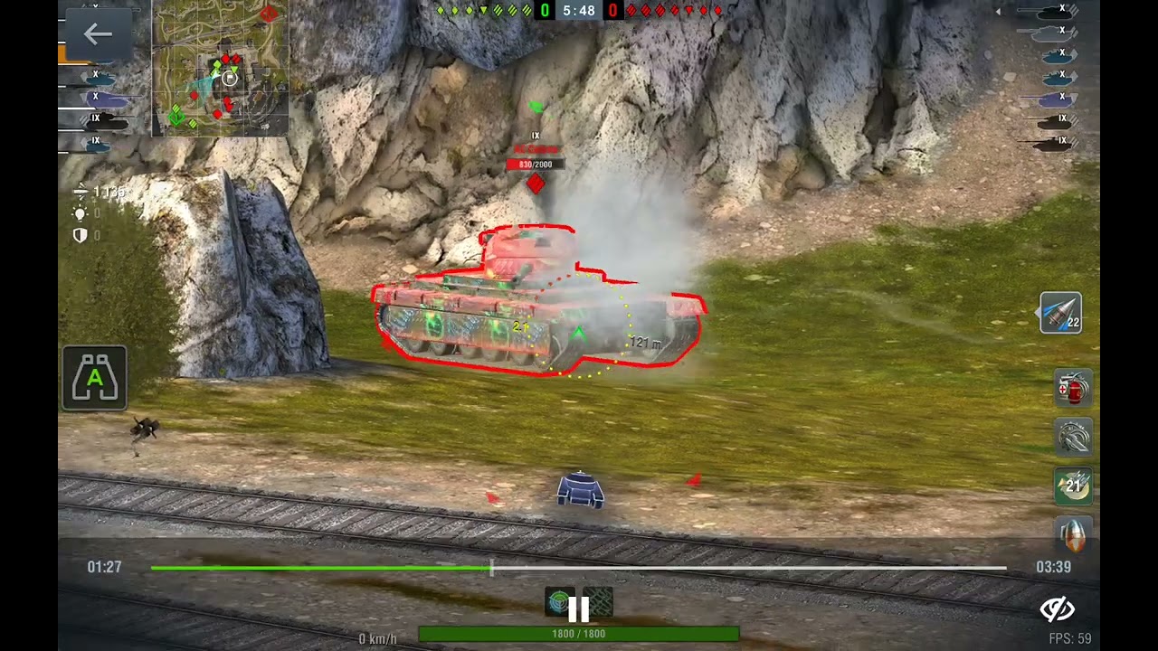 WOT BLITZ SHERIDAN GRAVITY FORCE MODE....4.7k damage