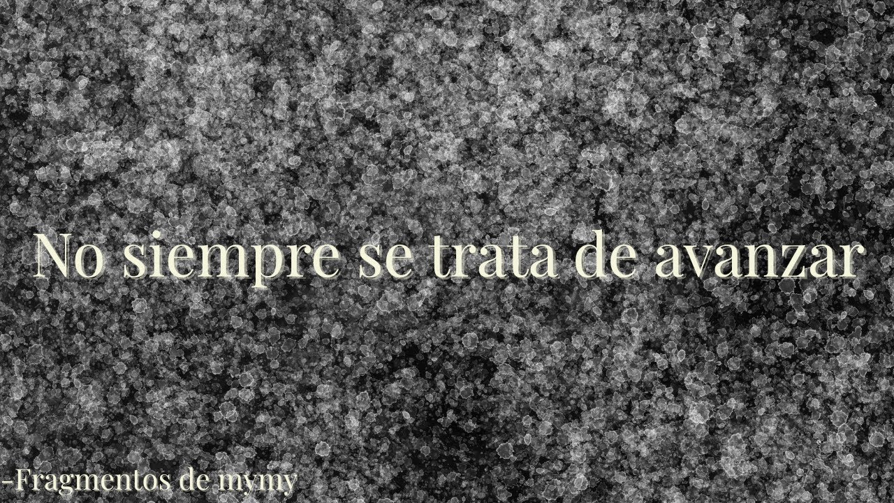 No estoy bien, pero sigo.