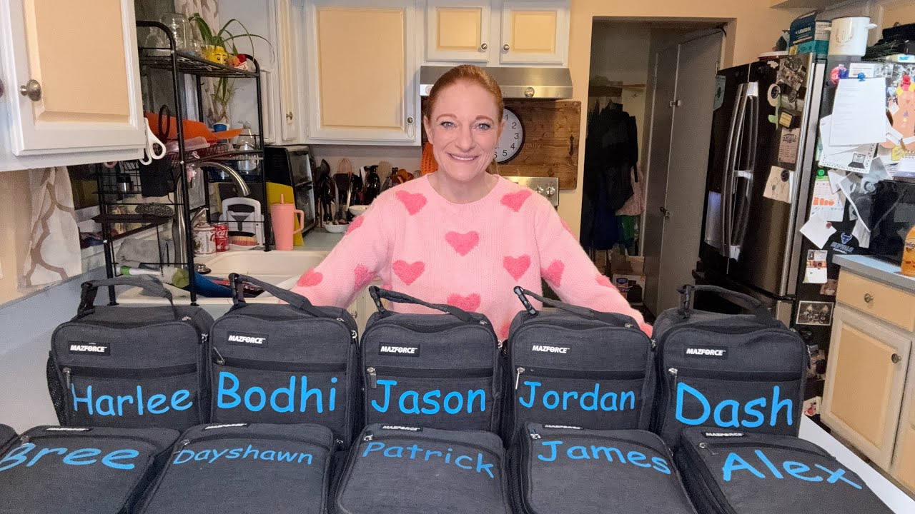 PACKING LUNCHES FOR 11 KIDS BTS 