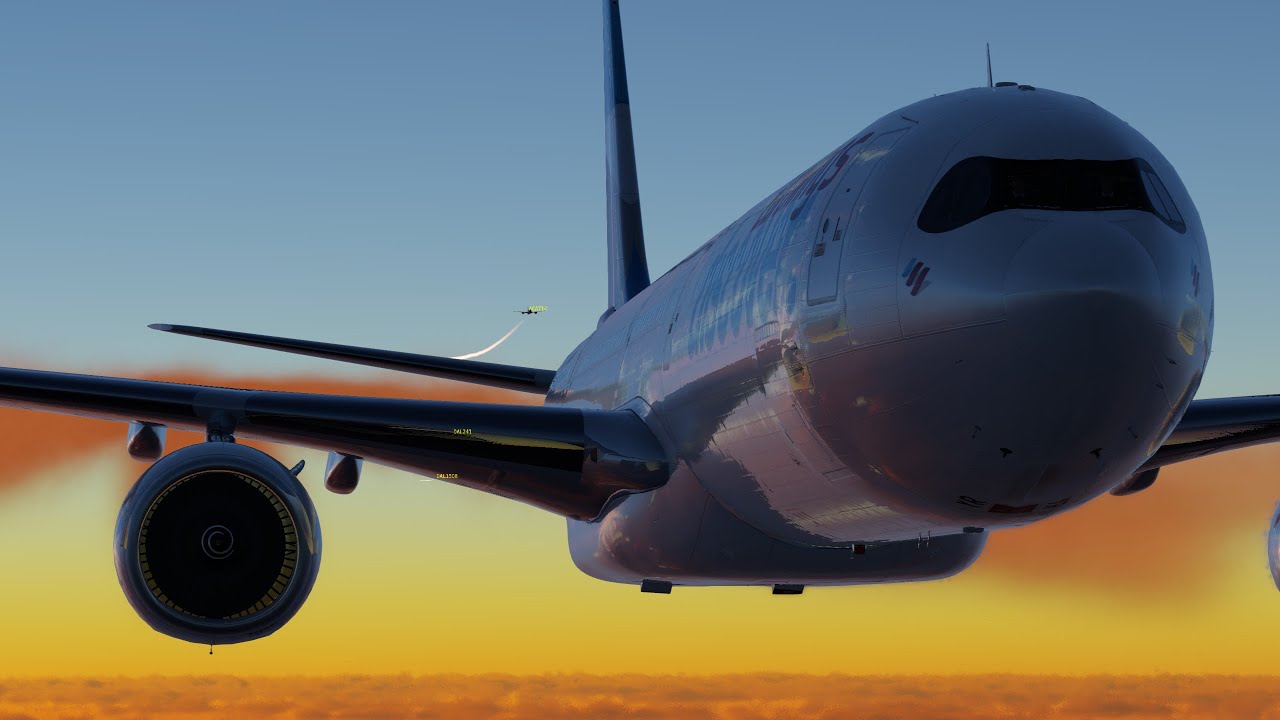 VATSIM CTP 23 Frankfurt Landing Toliss A340-600