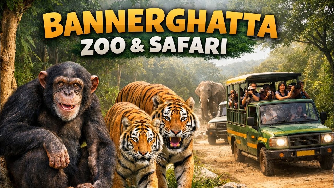 Bannerghatta Safari Experience | Spotted Tigers and Naughty Hyenas #Wild #tiger #zoo #wildlife 